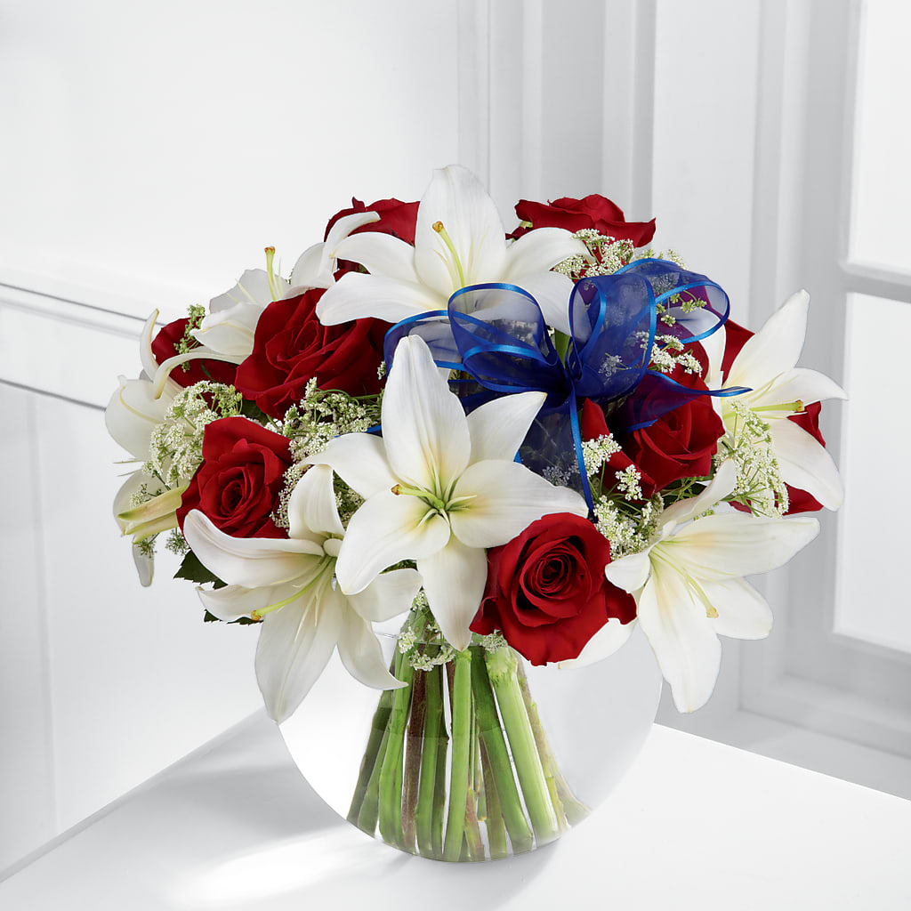 Independence Bouquet – Olive Branch Flowers, Chittenango NY