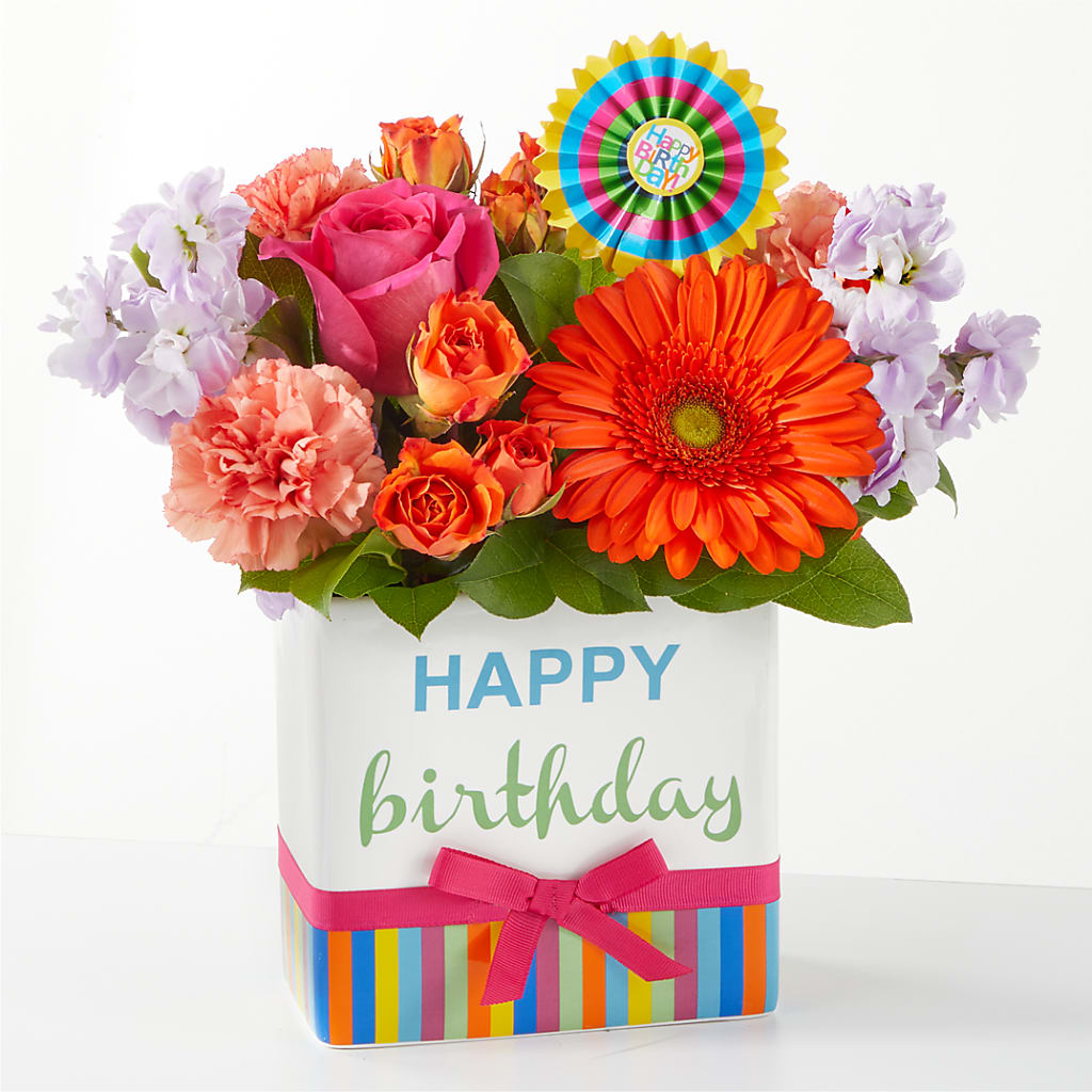 Birthday Surprise Bouquet – Olive Branch Flowers, Chittenango NY