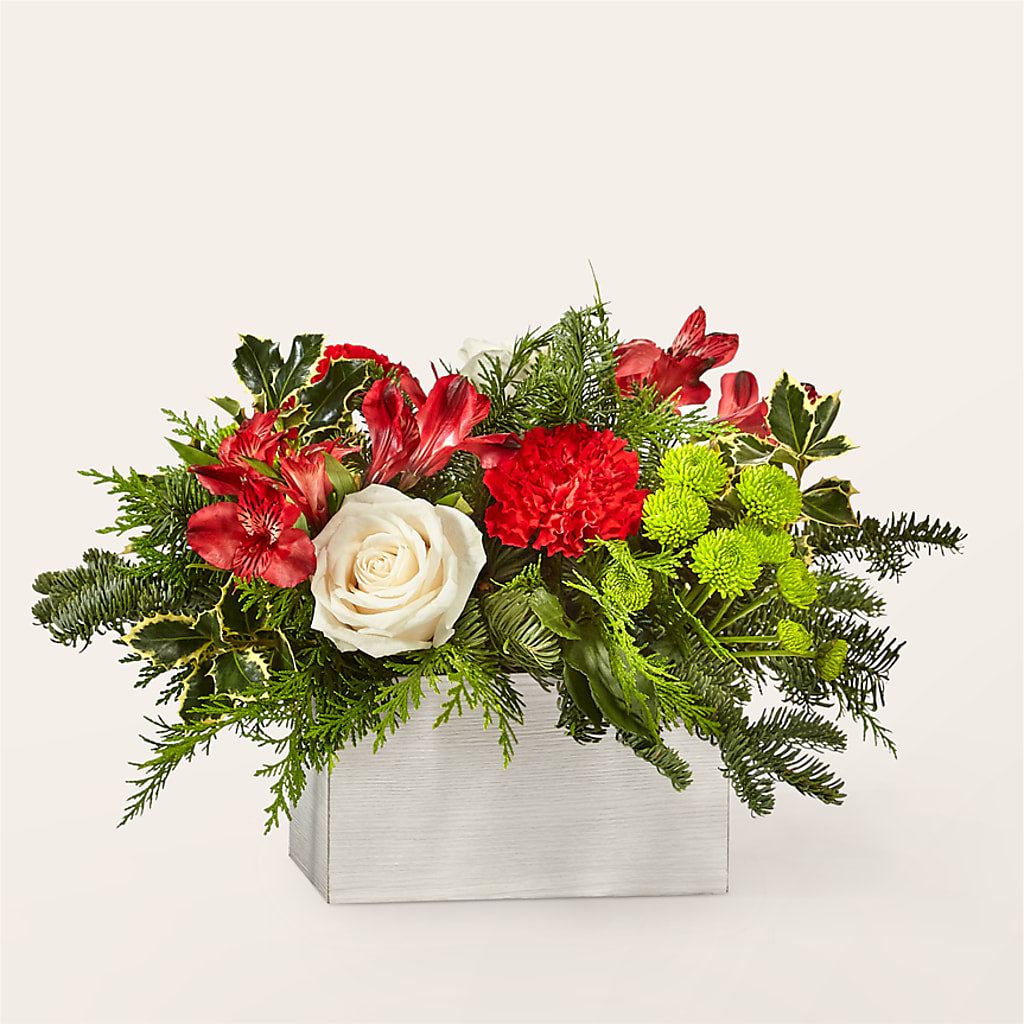 Snow What Fun Bouquet – Olive Branch Flowers, Chittenango NY