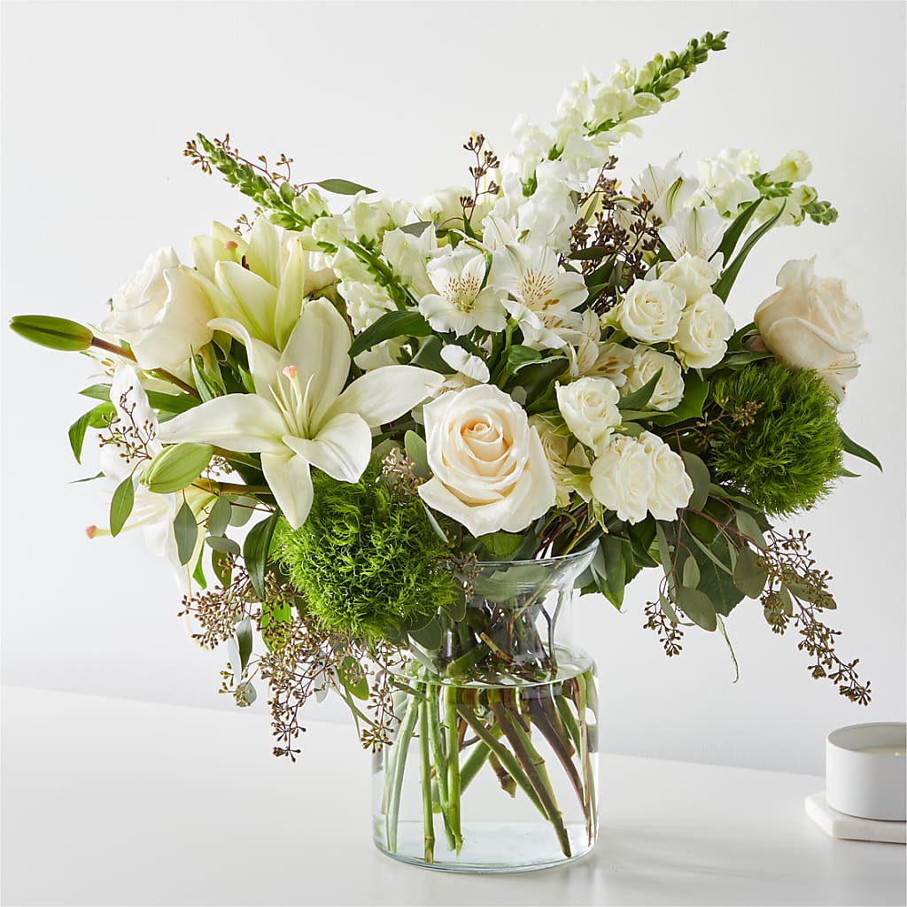 Fresh Linen Bouquet – Olive Branch Flowers, Chittenango NY