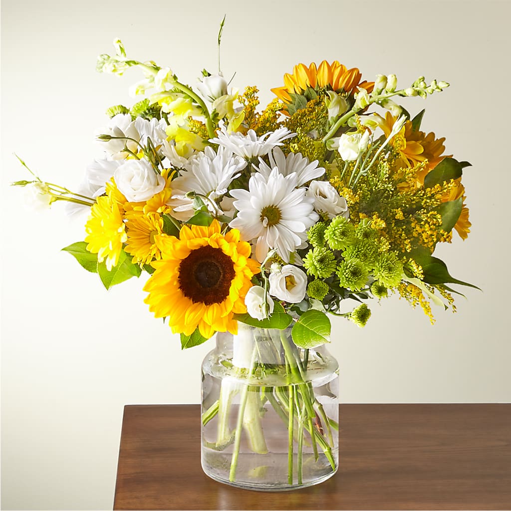 Hello Sunshine Bouquet – Olive Branch Flowers, Chittenango NY