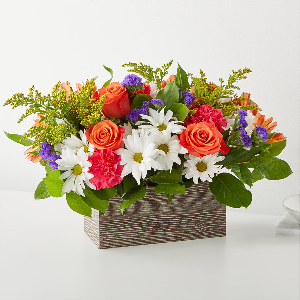 Oopsie Daisy Box Bouquet – Olive Branch Flowers, Chittenango NY