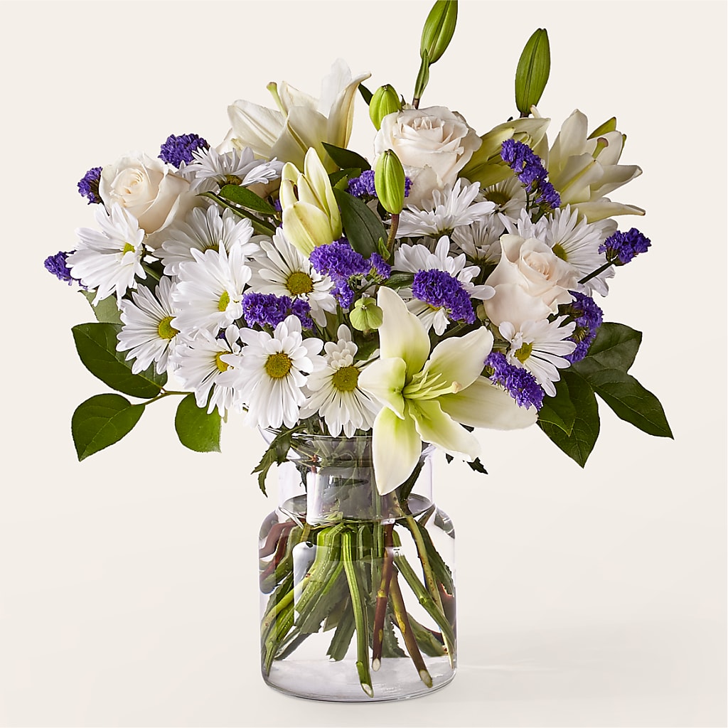 Beyond Blue Bouquet – Olive Branch Flowers, Chittenango NY