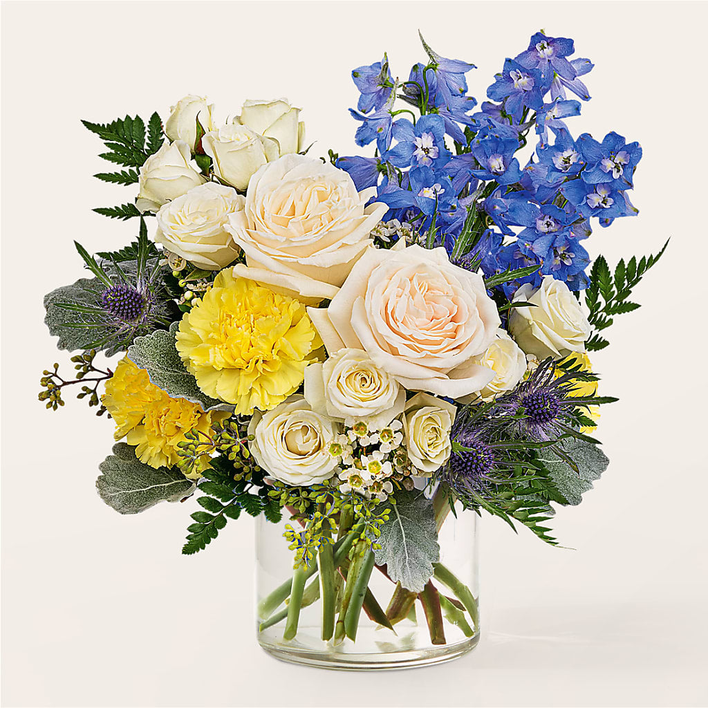 Lemon Sorbet Bouquet – Olive Branch Flowers, Chittenango NY