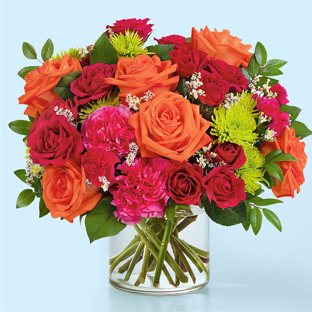 Colorful Carnival Bouquet – Olive Branch Flowers, Chittenango NY