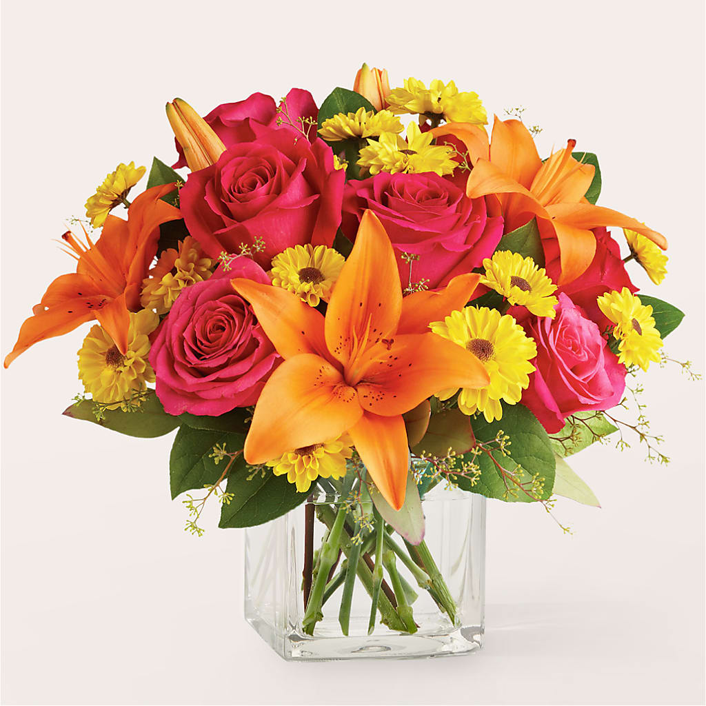 Neon Lights Bouquet – Olive Branch Flowers, Chittenango NY