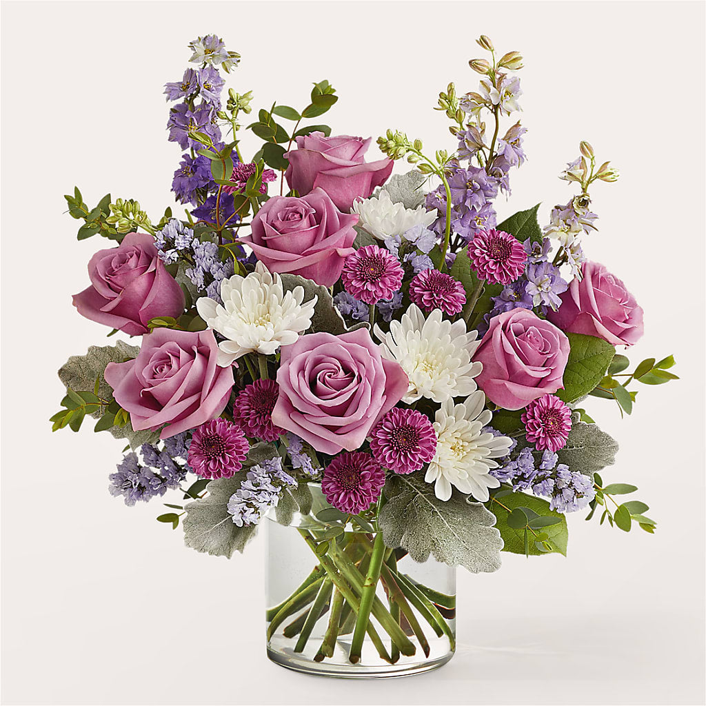 Violet Frost Bouquet – Olive Branch Flowers, Chittenango NY