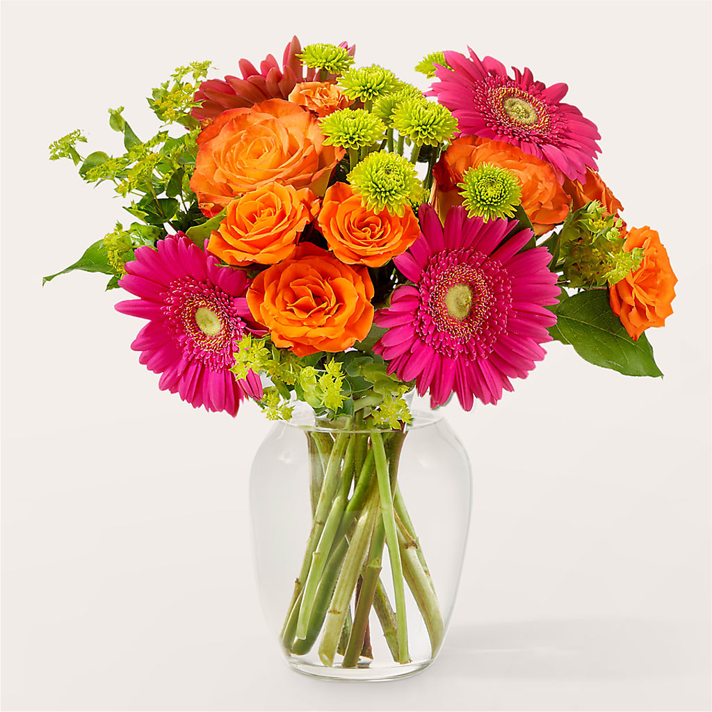 Zest for Life Bouquet – Olive Branch Flowers, Chittenango NY
