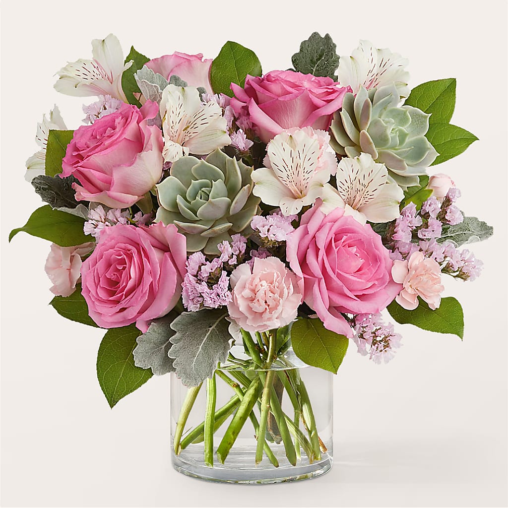 Dusty Rose Bouquet – Olive Branch Flowers, Chittenango NY