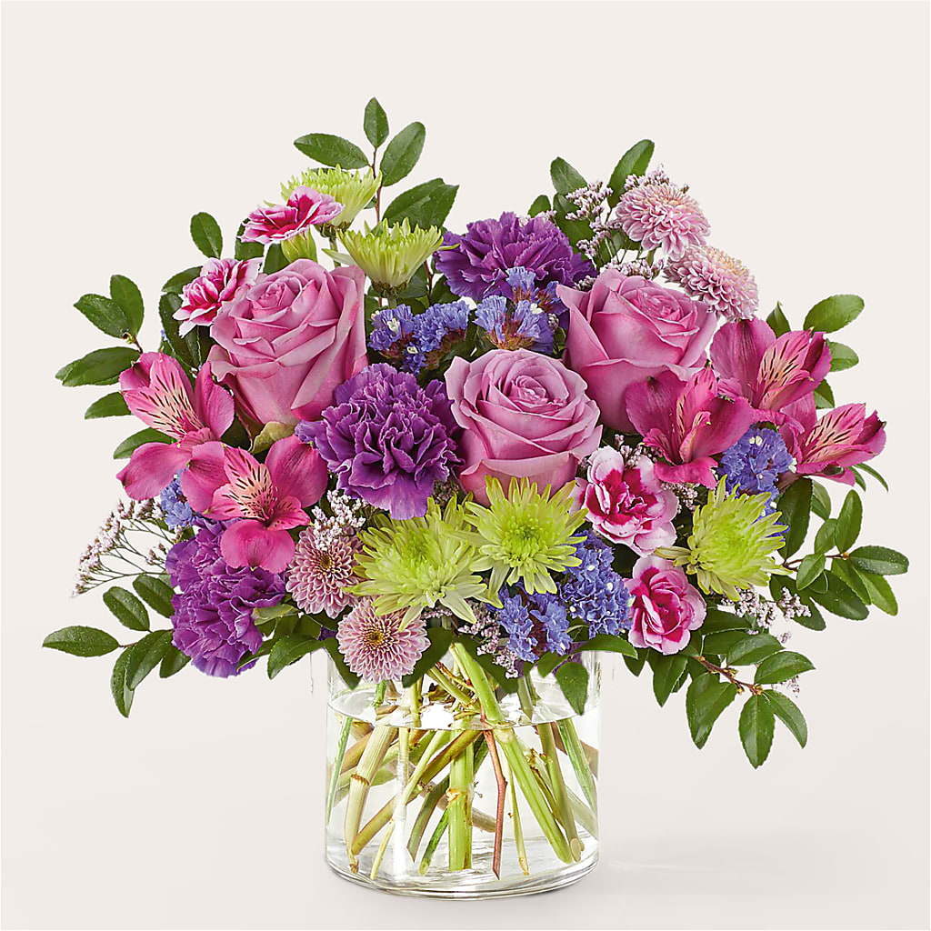 Glass Half Full Bouquet – Olive Branch Flowers, Chittenango NY