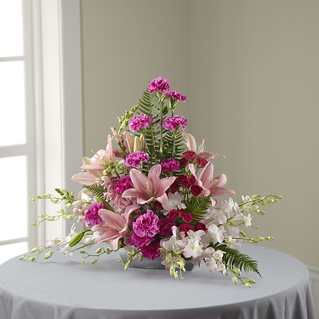 Uplifting Moments Arrangement – Olive Branch Flowers, Chittenango NY