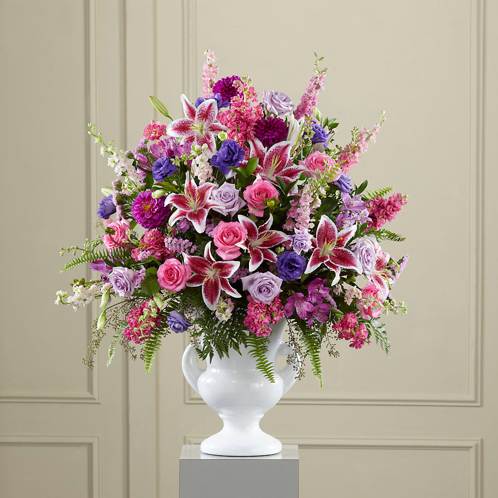 Peaceful Tribute Arrangement – Olive Branch Flowers, Chittenango NY