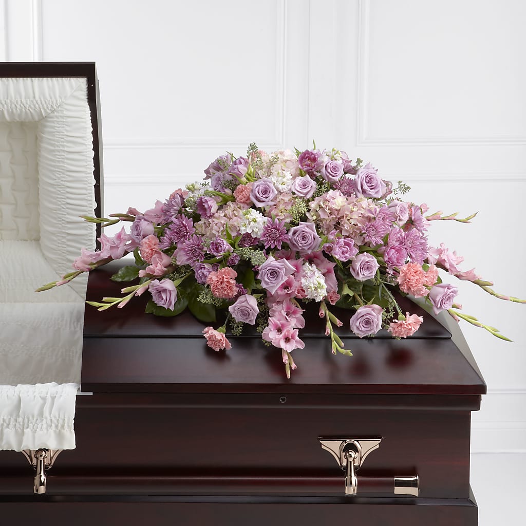Immorata Casket Spray – Olive Branch Flowers, Chittenango NY