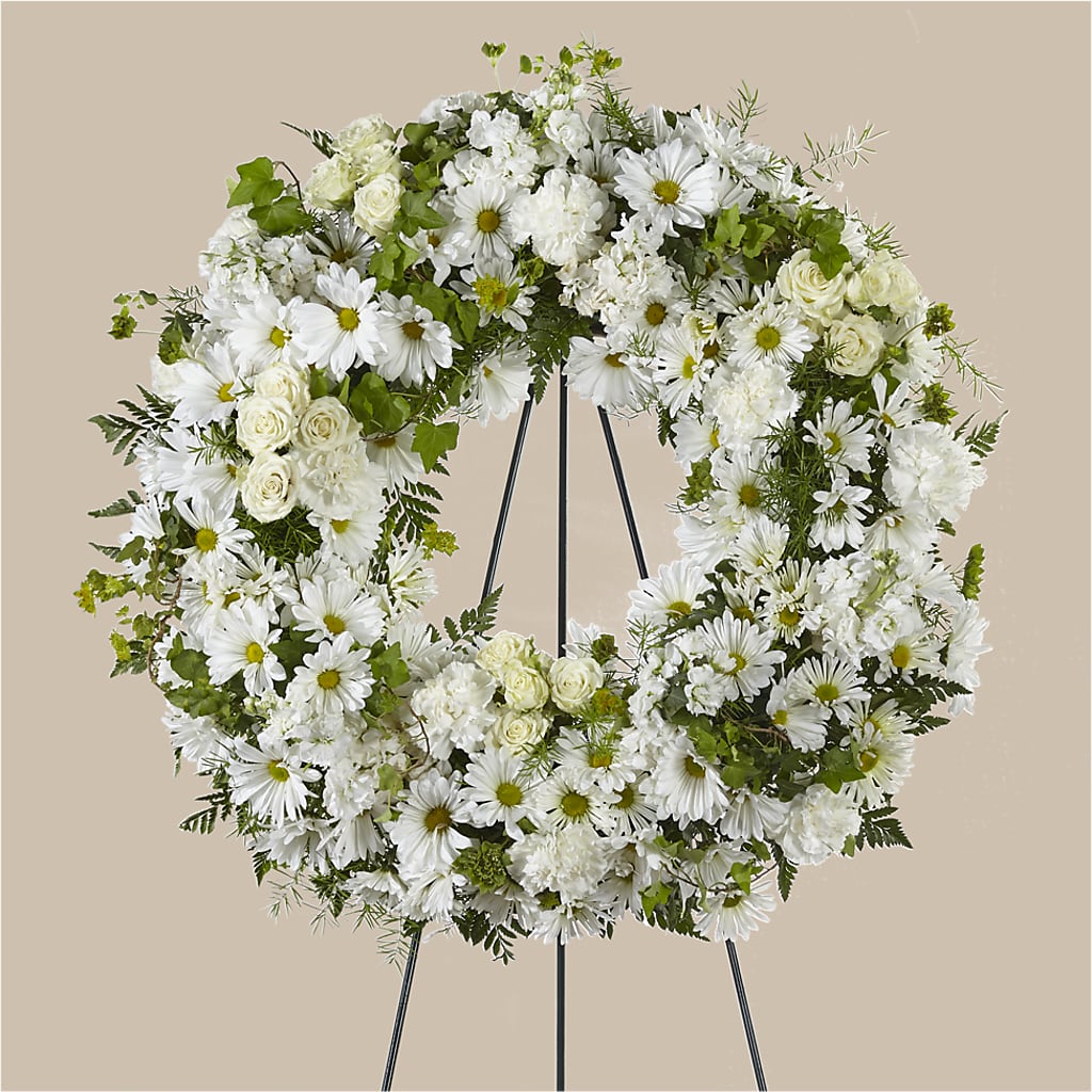 Faithful Wishes Wreath – Olive Branch Flowers, Chittenango NY