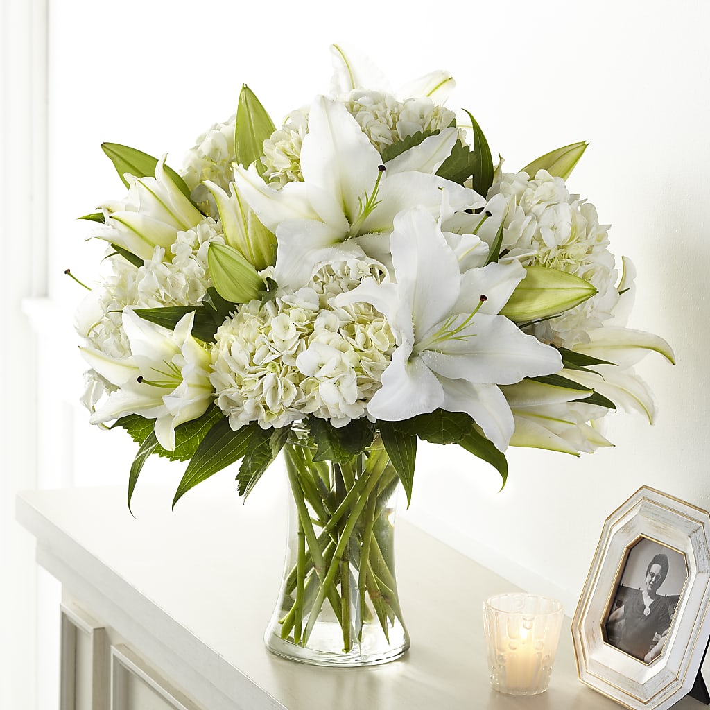 Compassionate Lily Bouquet – Olive Branch Flowers, Chittenango NY