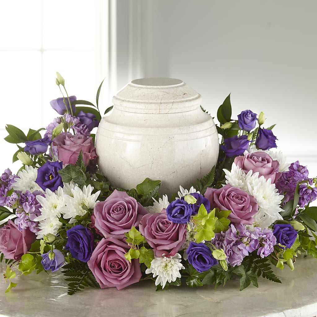 Blooming Sympathy Cremation Adornment – Olive Branch Flowers, Chittenango NY
