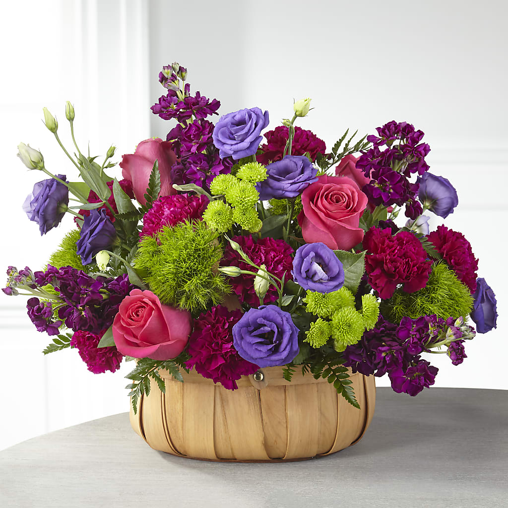 Serene Sanctuary Basket – Olive Branch Flowers, Chittenango NY