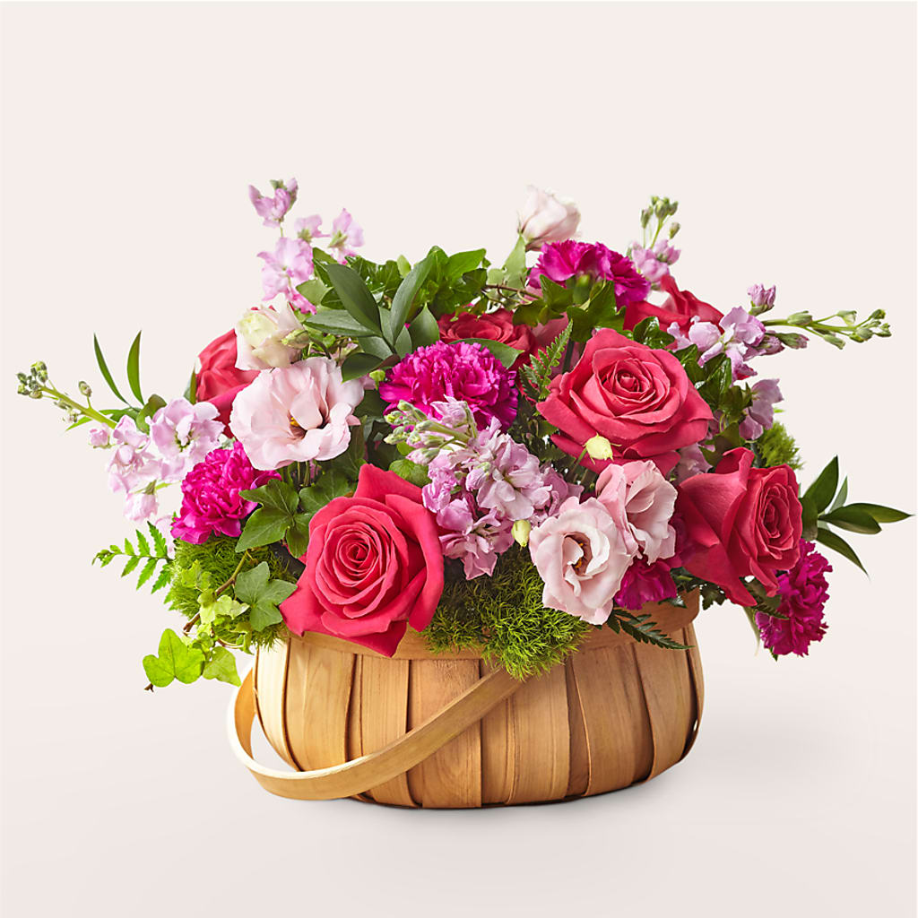 Radiance in Bloom Basket – Olive Branch Flowers, Chittenango NY