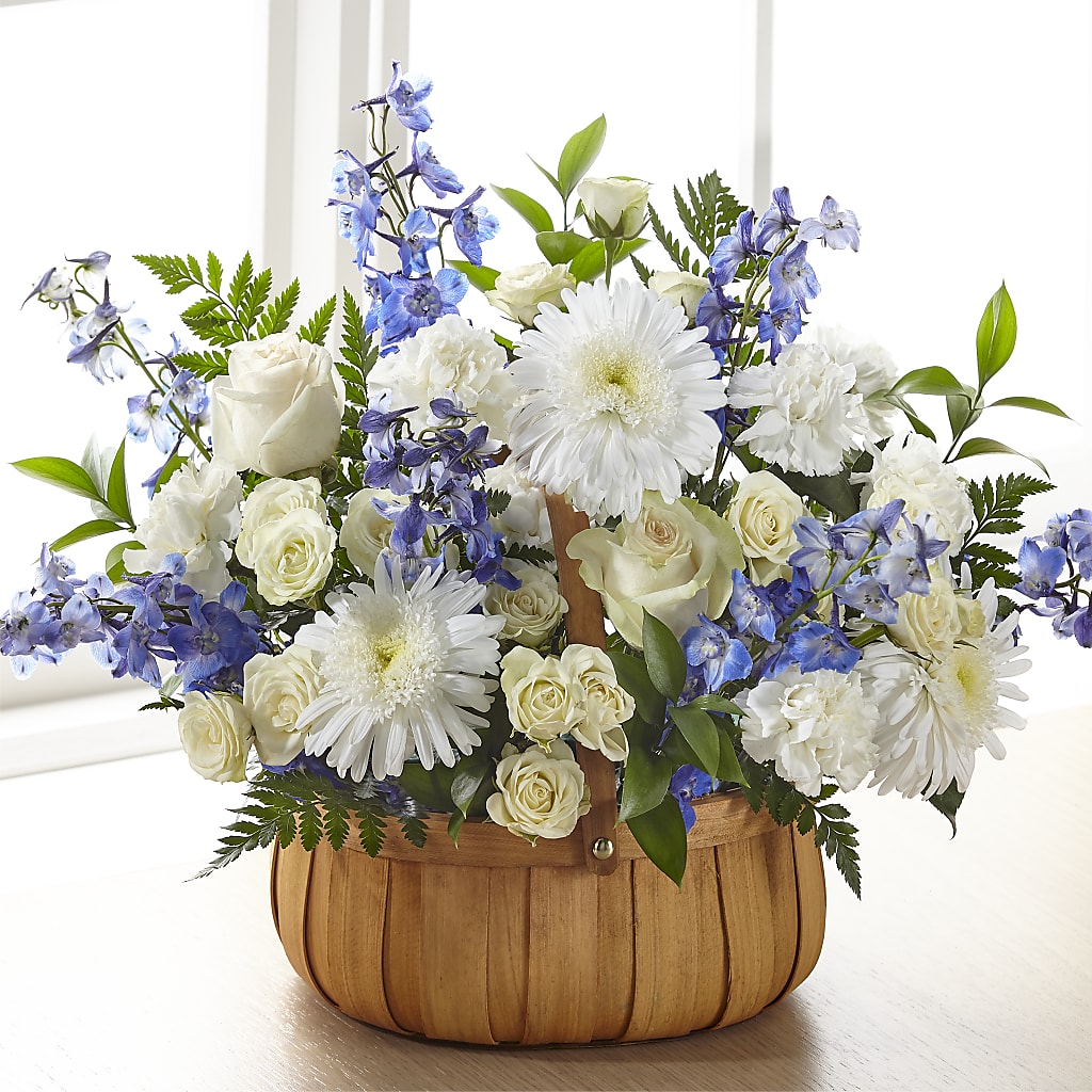 Harmony & Grace Basket – Olive Branch Flowers, Chittenango NY
