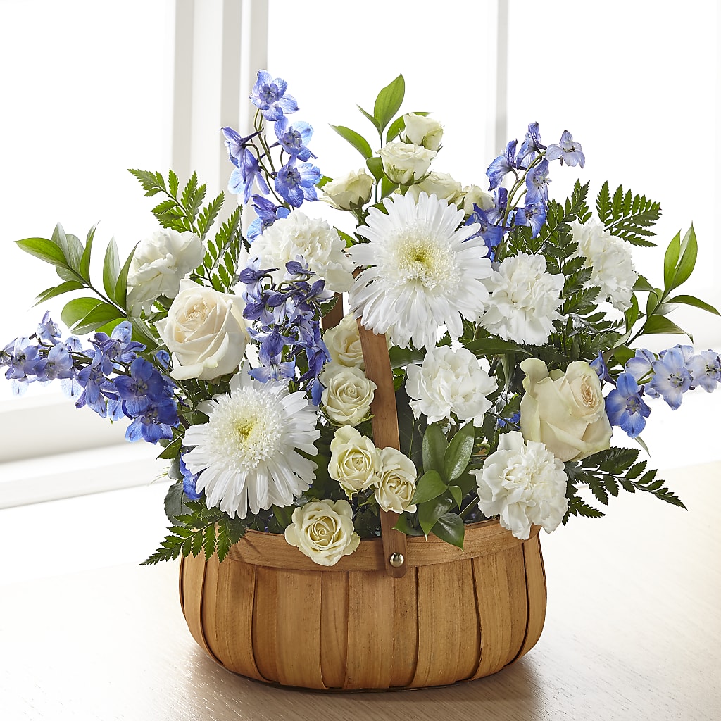 Harmony & Grace Basket – Olive Branch Flowers, Chittenango NY