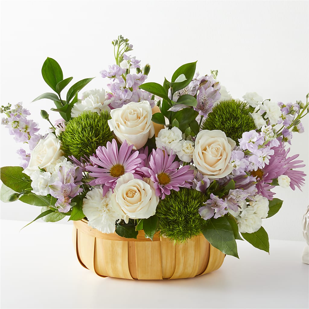 Peace & Love Basket – Olive Branch Flowers, Chittenango NY