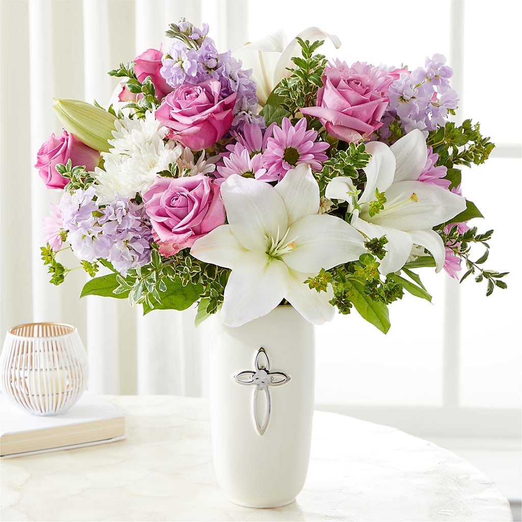 Sacred Space Bouquet – Olive Branch Flowers, Chittenango NY