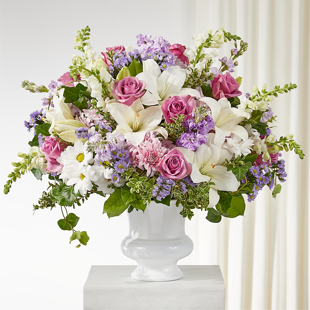Remarkable Life Urn Arrangement – Olive Branch Flowers, Chittenango NY