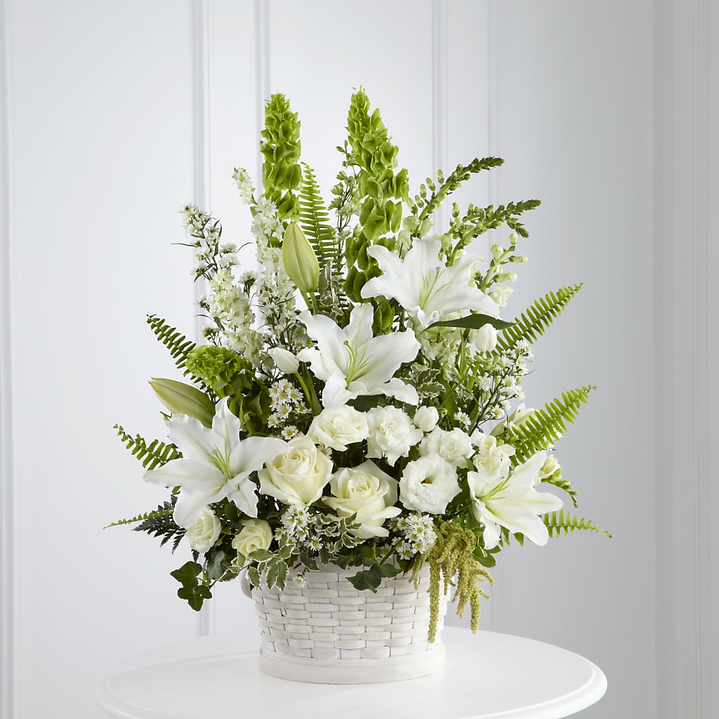 In Our Thoughts Arrangement – Olive Branch Flowers, Chittenango NY