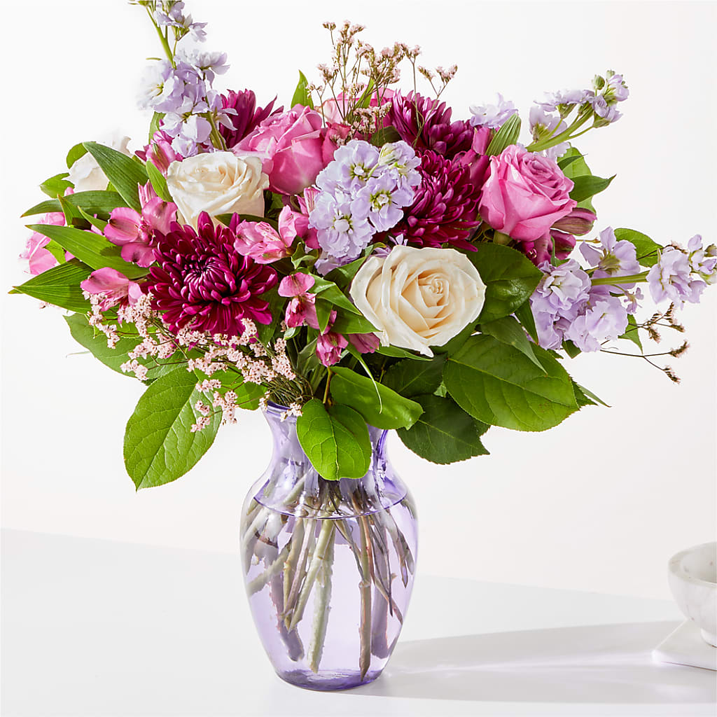 Amethyst Dreams Bouquet – Olive Branch Flowers, Chittenango NY
