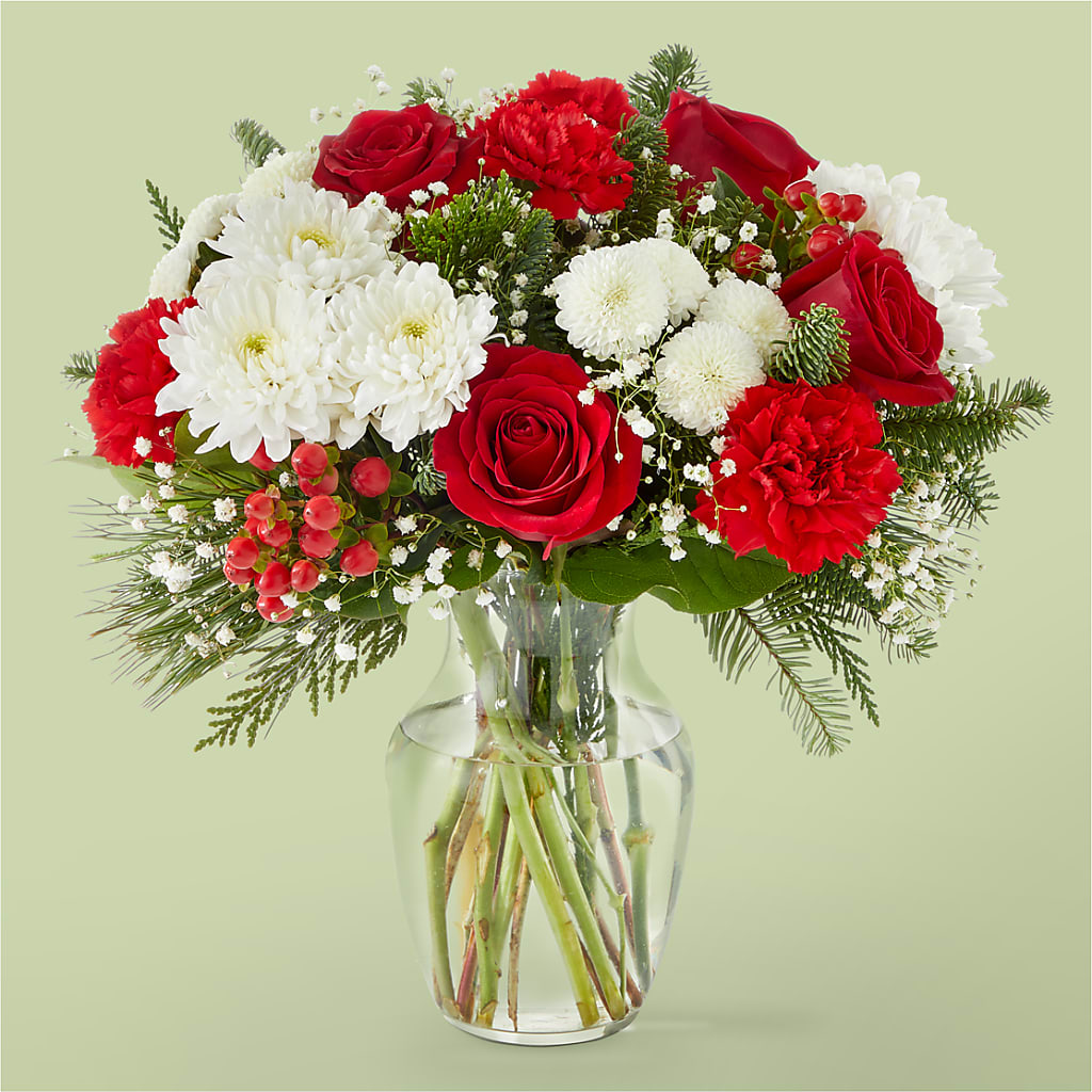 Chance of Flurries Bouquet – Olive Branch Flowers, Chittenango NY