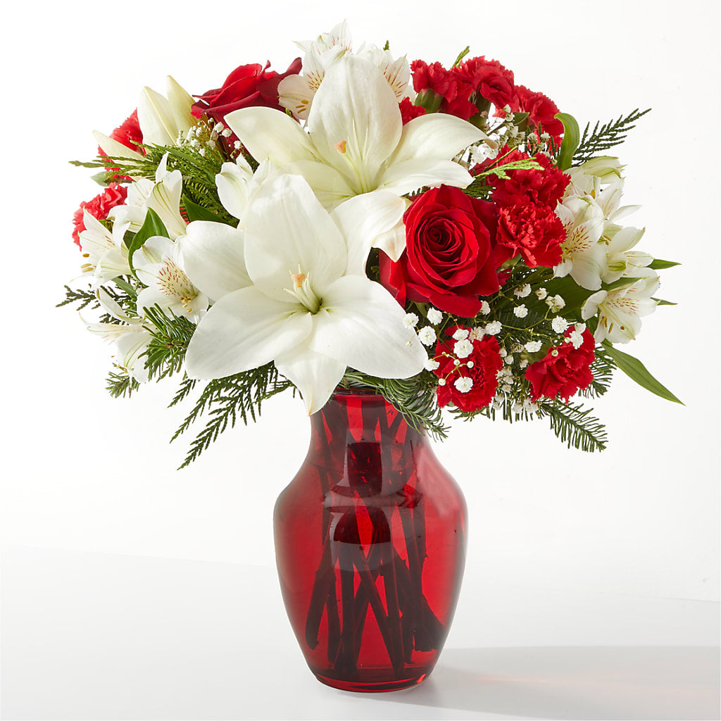 Holiday Season Bouquet – Olive Branch Flowers, Chittenango NY