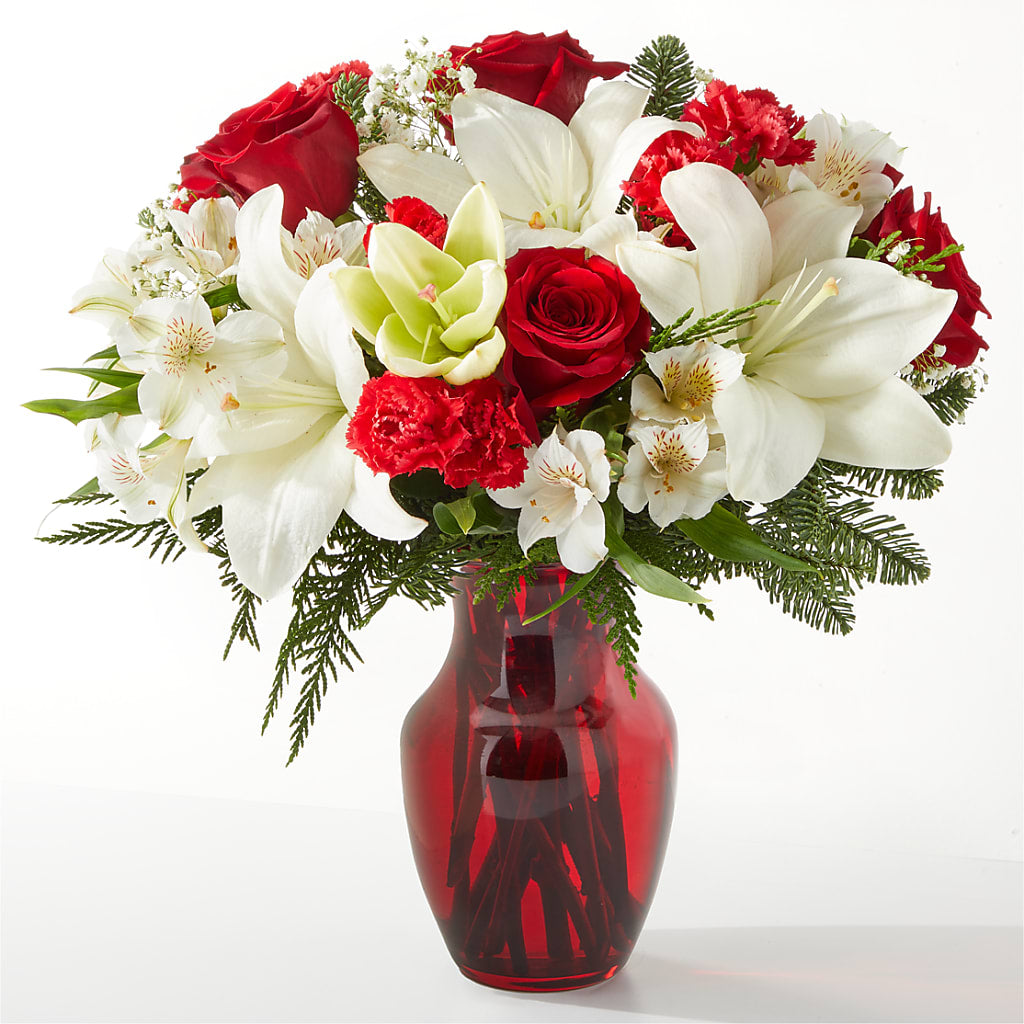 Holiday Season Bouquet – Olive Branch Flowers, Chittenango NY