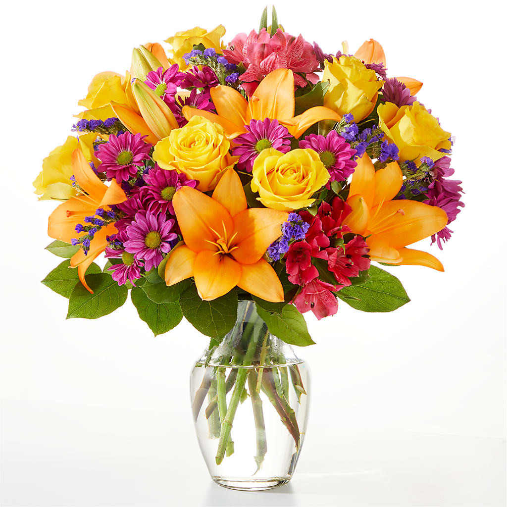Colorful Visions Bouquet – Olive Branch Flowers, Chittenango NY