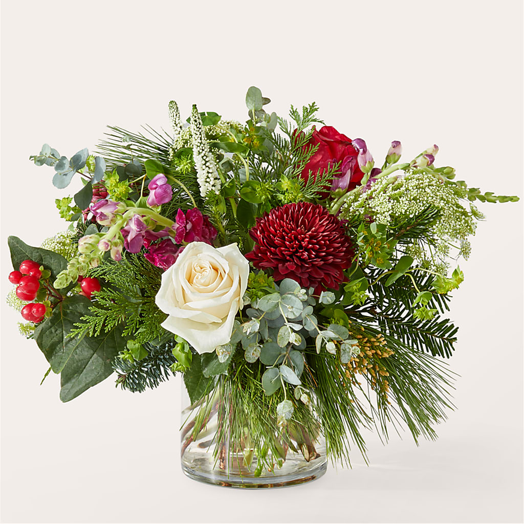 Cranberry Fizz Bouquet – Olive Branch Flowers, Chittenango NY