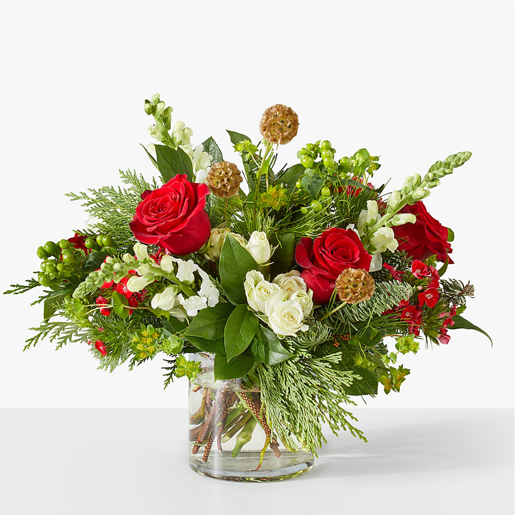 Deck the Halls Bouquet – Olive Branch Flowers, Chittenango NY