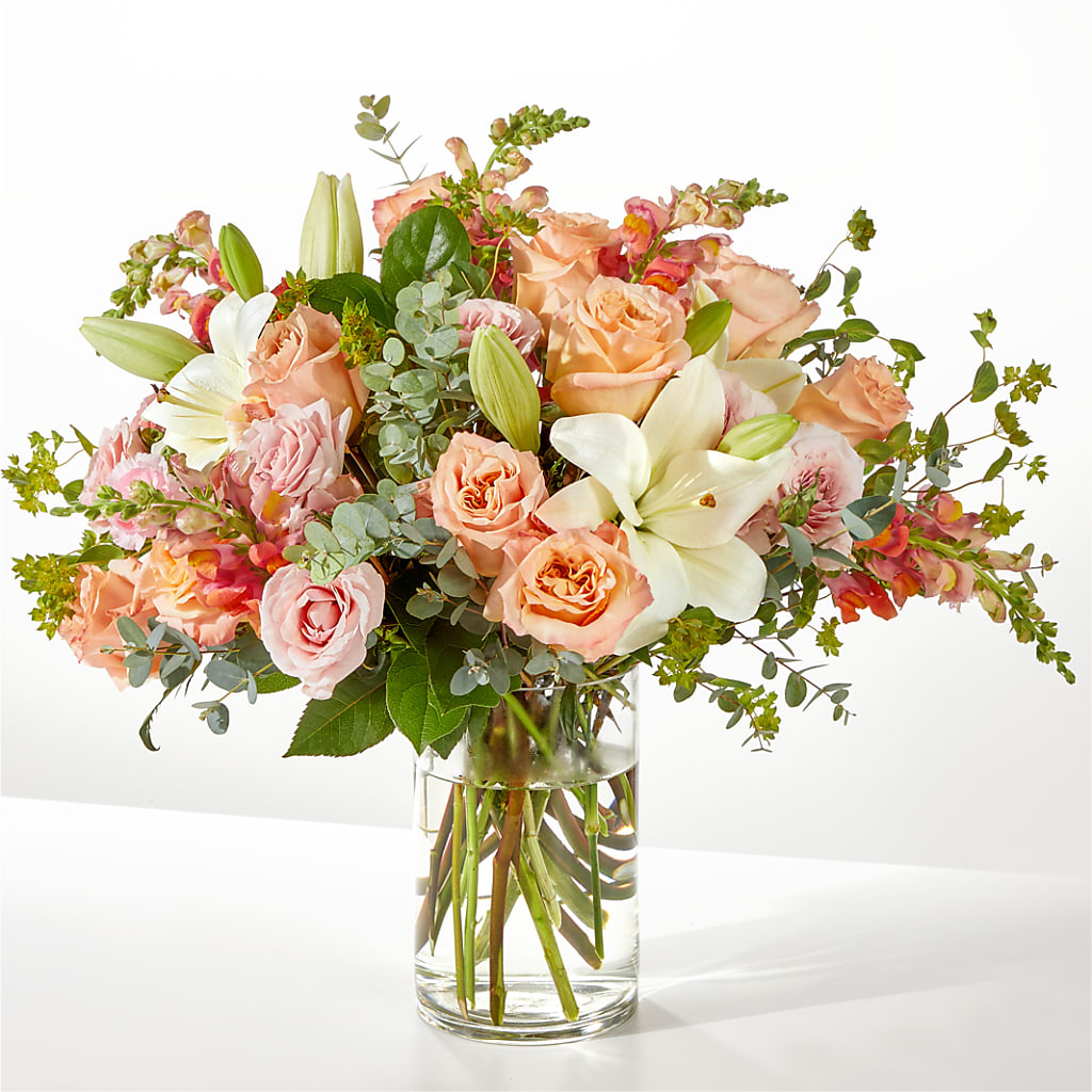 Grapefruit Splash Bouquet – Olive Branch Flowers, Chittenango NY