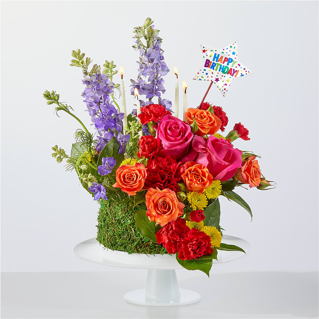 Best Year Yet Floral Cake – Olive Branch Flowers, Chittenango NY