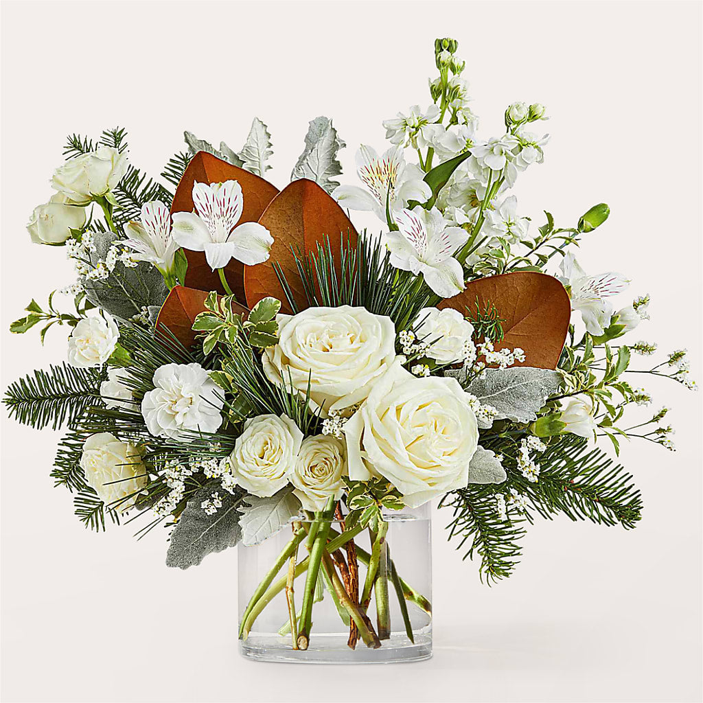 Fresh Snowfall Bouquet – Olive Branch Flowers, Chittenango NY