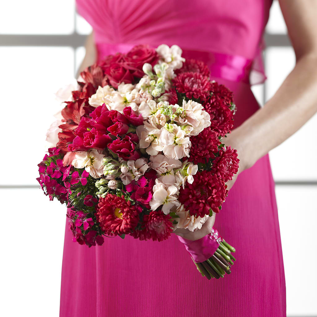 Pink Effervescence Bouquet – Olive Branch Flowers, Chittenango NY