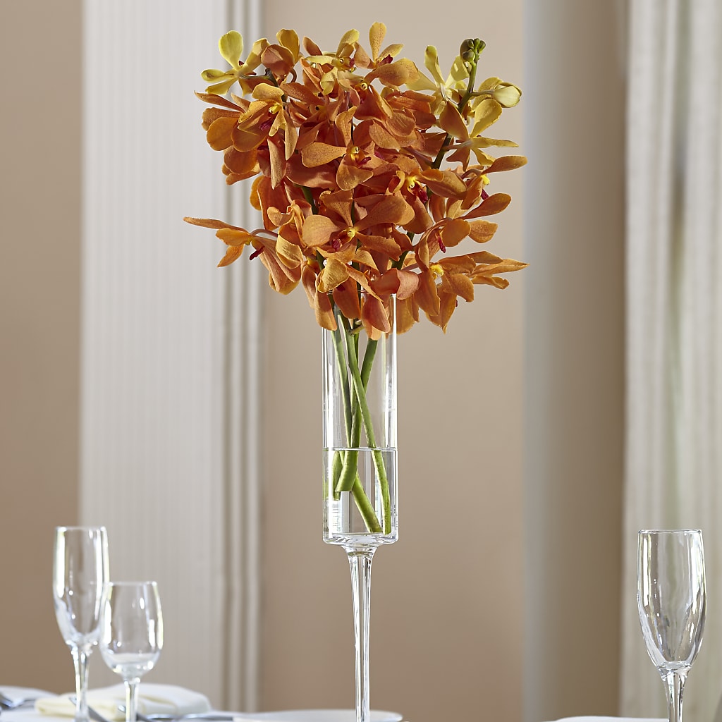 Orange Mokara Bouquet – Olive Branch Flowers, Chittenango NY