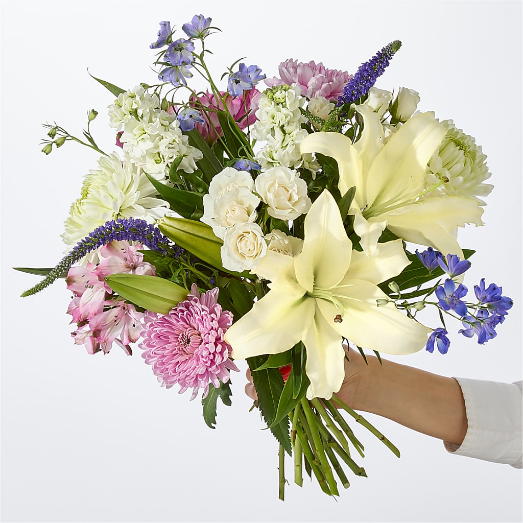 Winter Celebration Bouquet –  Olive Branch Flowers, Chittenango NY