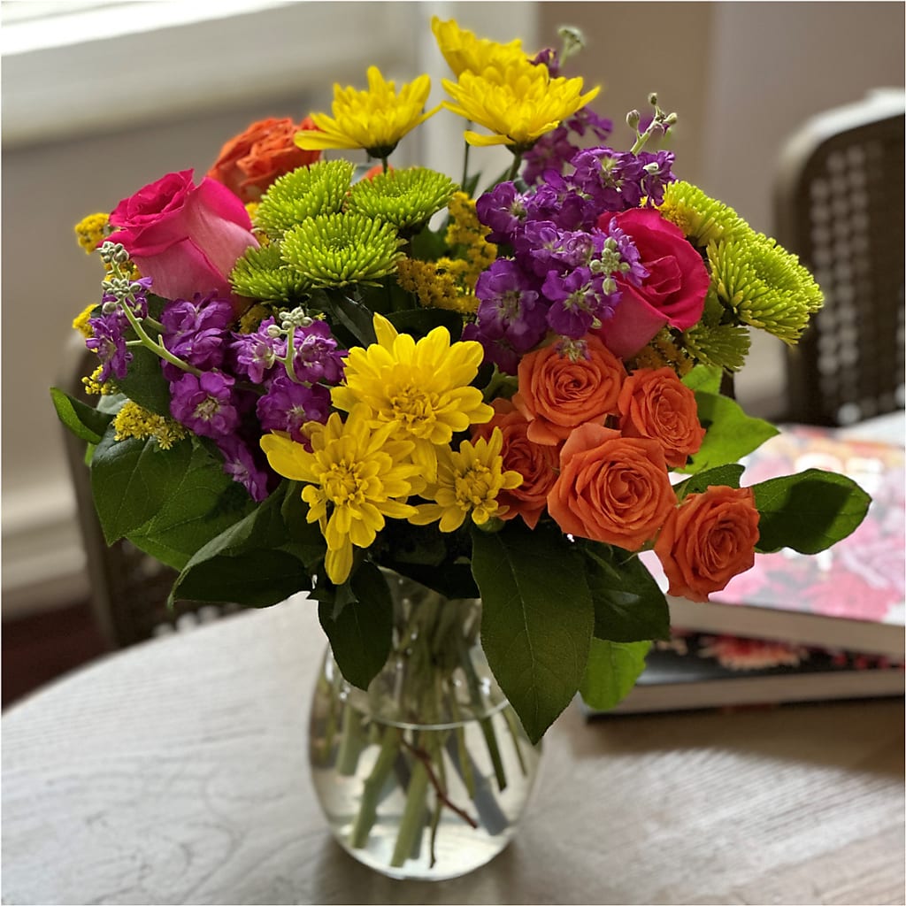 Bold & Bright – A Florist Original –  Olive Branch Flowers, Chittenango NY