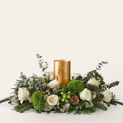 Chestnuts Roasting Centerpiece –  Olive Branch Flowers, Chittenango NY