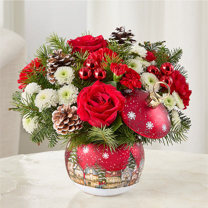 Christmas Carols Ornament –  Olive Branch Flowers, Chittenango NY