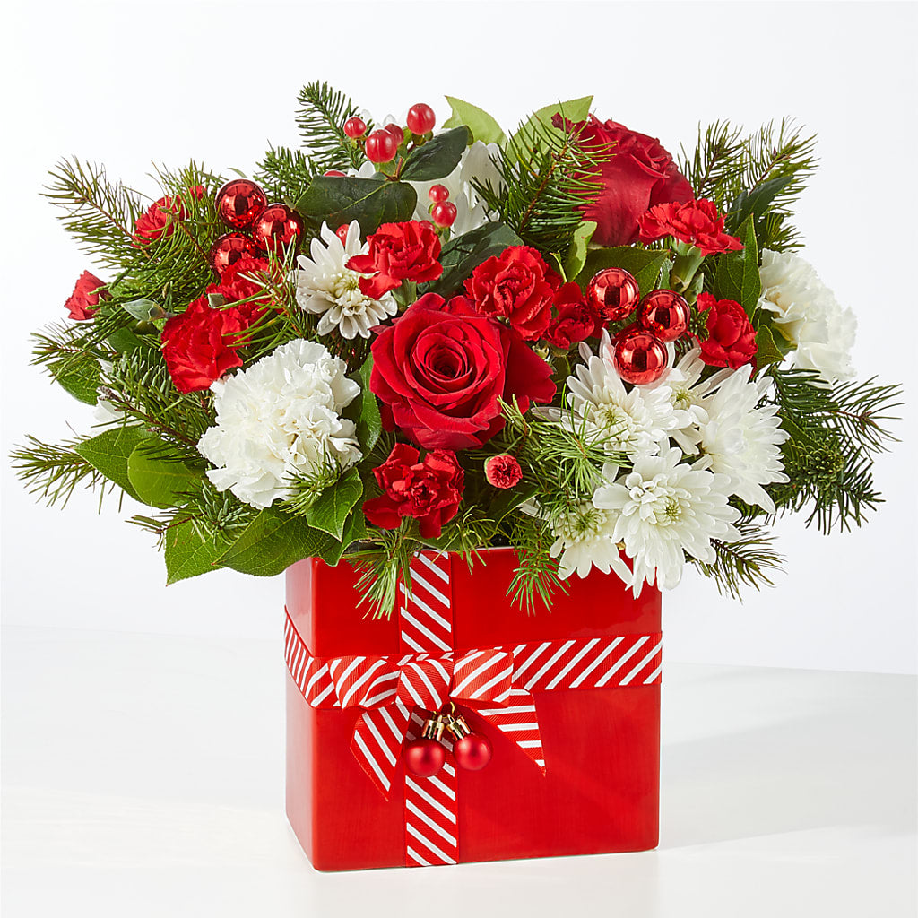 Presents Under the Tree Bouquet –  Olive Branch Flowers, Chittenango NY