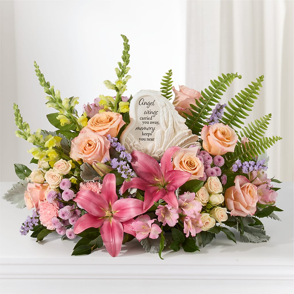 Gentle Light Arrangement –  Olive Branch Flowers, Chittenango NY