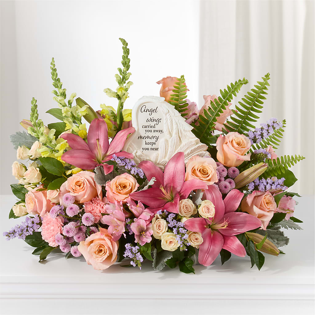 Gentle Light Arrangement –  Olive Branch Flowers, Chittenango NY