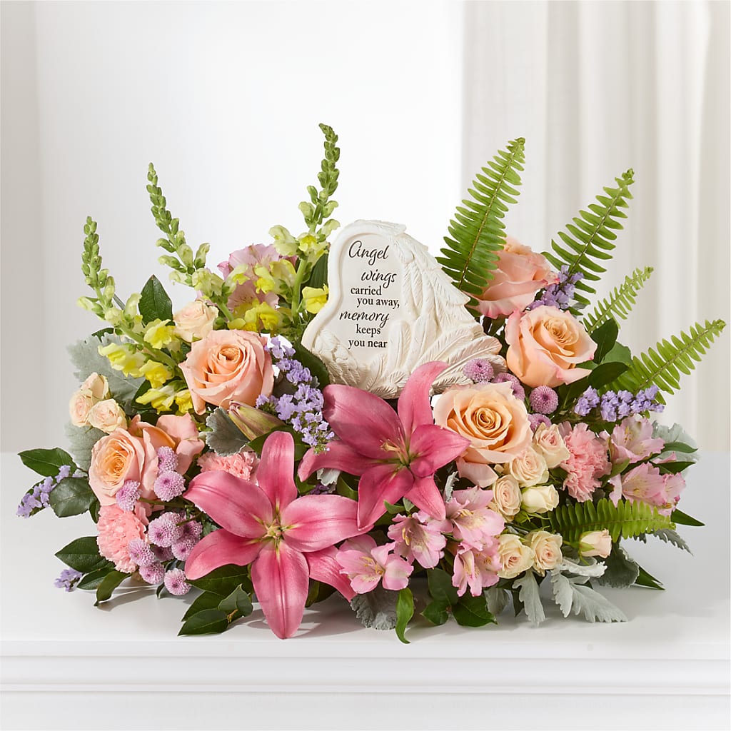 Gentle Light Arrangement –  Olive Branch Flowers, Chittenango NY