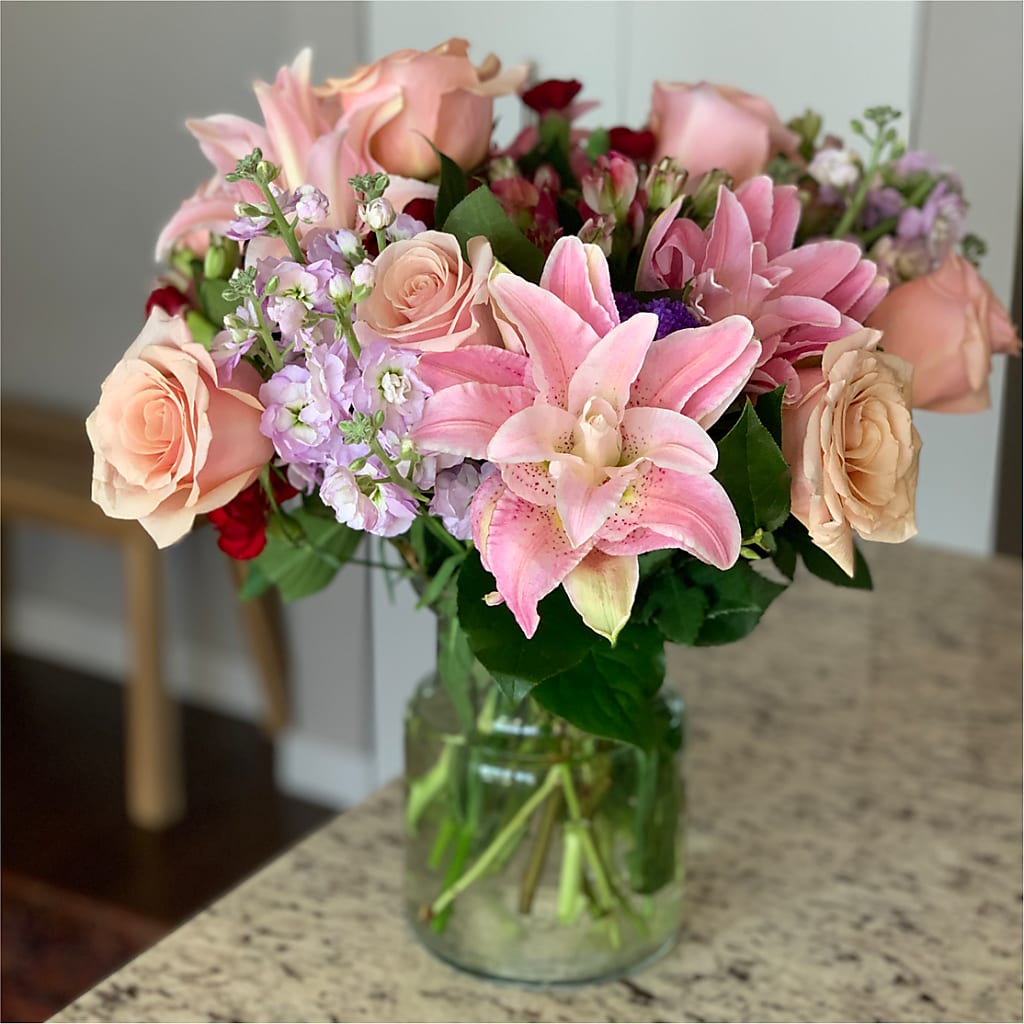 Romantique Bouquet –  Olive Branch Flowers, Chittenango NY