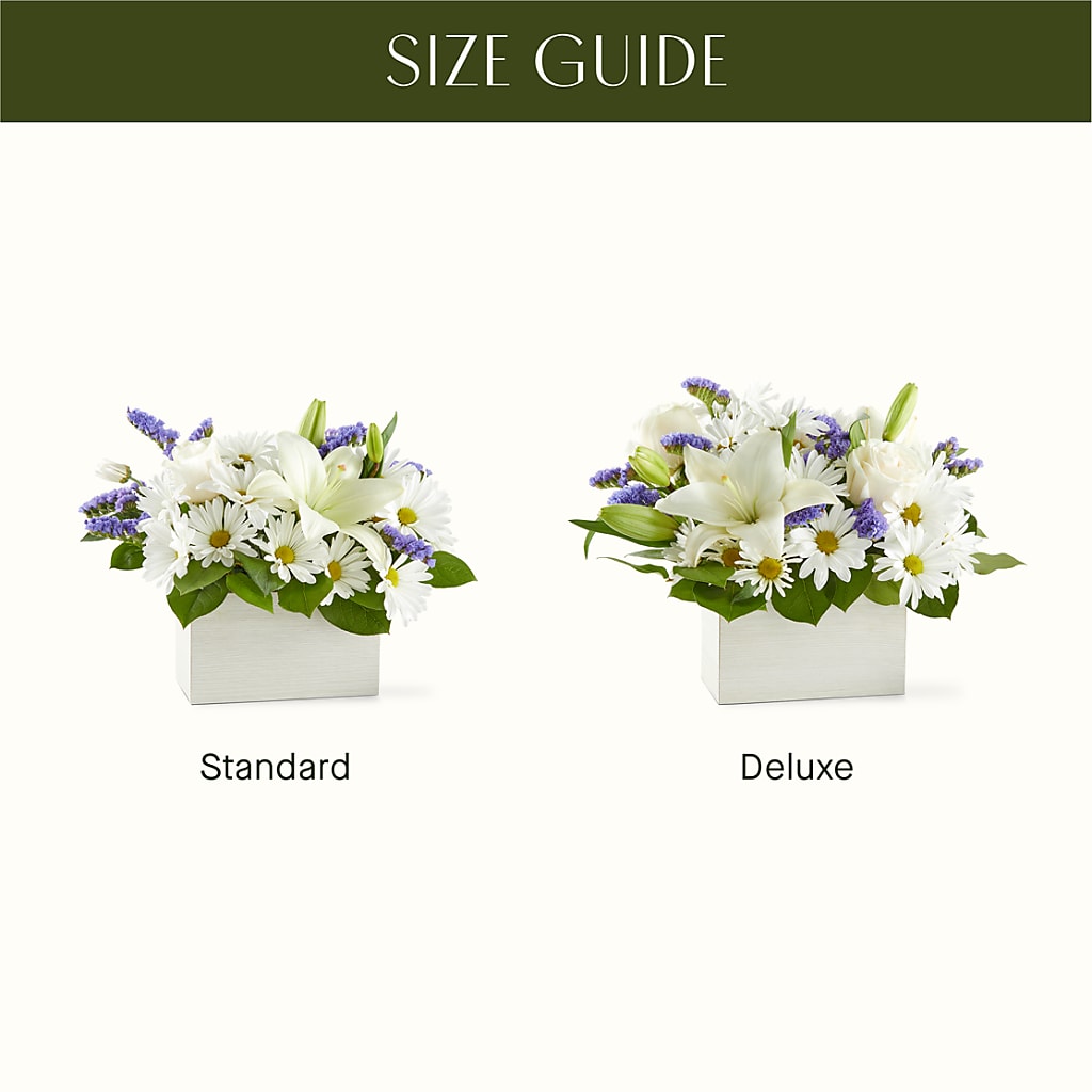 Beyond Blue Box Bouquet –  Olive Branch Flowers, Chittenango NY